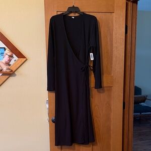 Old Navy Elegant Black Long Sleeve Dress